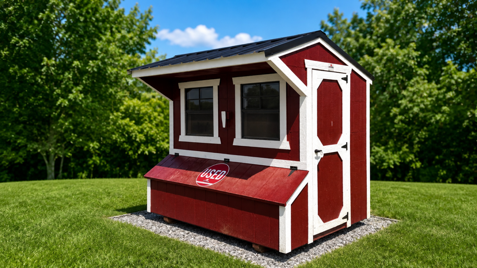 6' x 8' 6x8 Compact Chicken Coop with A-Frame Roof in Caledonia, NY for sale in Caledonia, NY